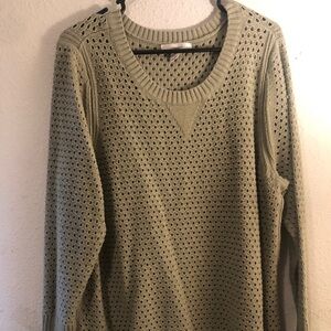 CJ Banks Olive Green Women's Sweater